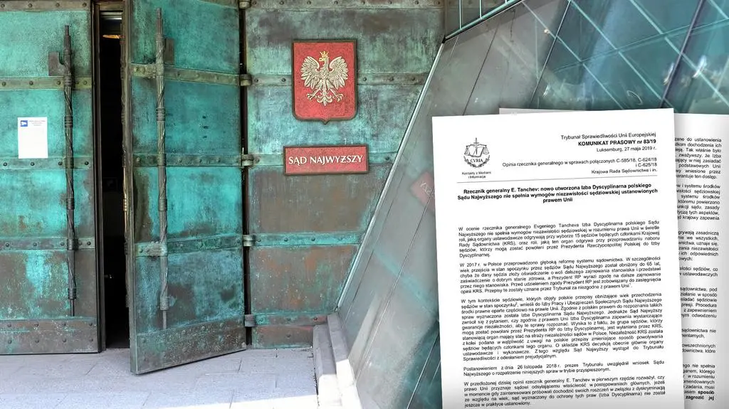 Opinia rzecznika generalnego TSUE w sprawie KRS i Izby Dyscyplinarnej SN