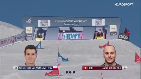 Oskar Kwiatkowski na podium w Scuol