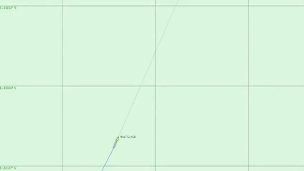 Ostatnie chwile przed zatonięciem Baltic Ace