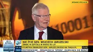 "Ostatnie lata poświęcił na budowanie swojego wizerunku". Maciej Wierzyński o Wojciechu Jaruzelskim