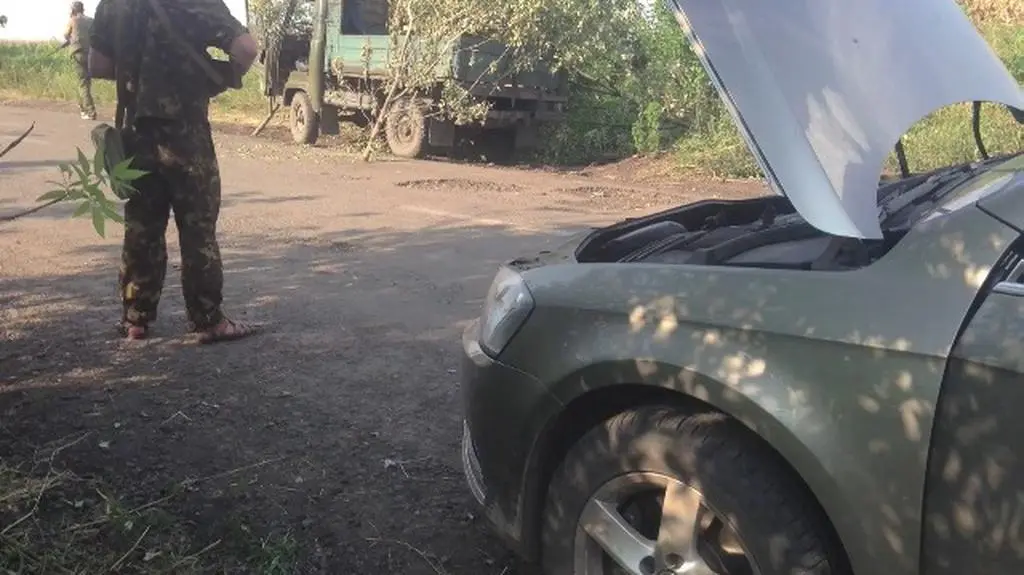 Ostrzelane auto wysłannika TVN24 