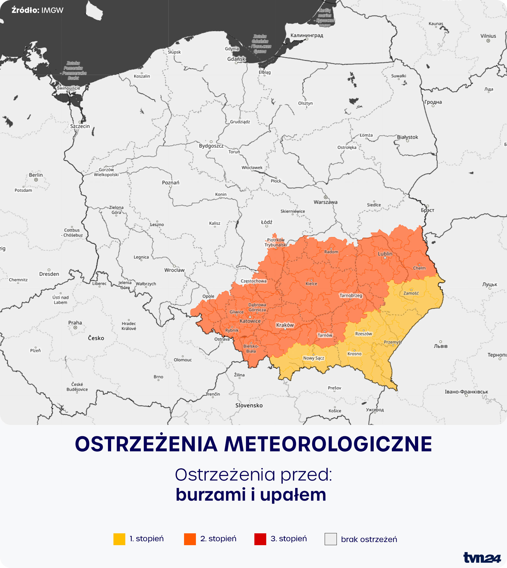 Ostrzeżenia IMGW