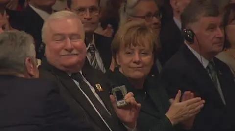 Owacja w Berlinie dla Wałęsy i Gorbaczowa