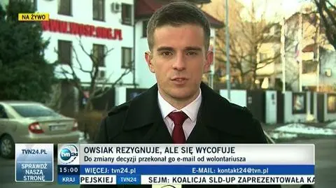 Owsiak zrezygnował z kierowania WOŚP. Zaraz potem z decyzji się wycofał