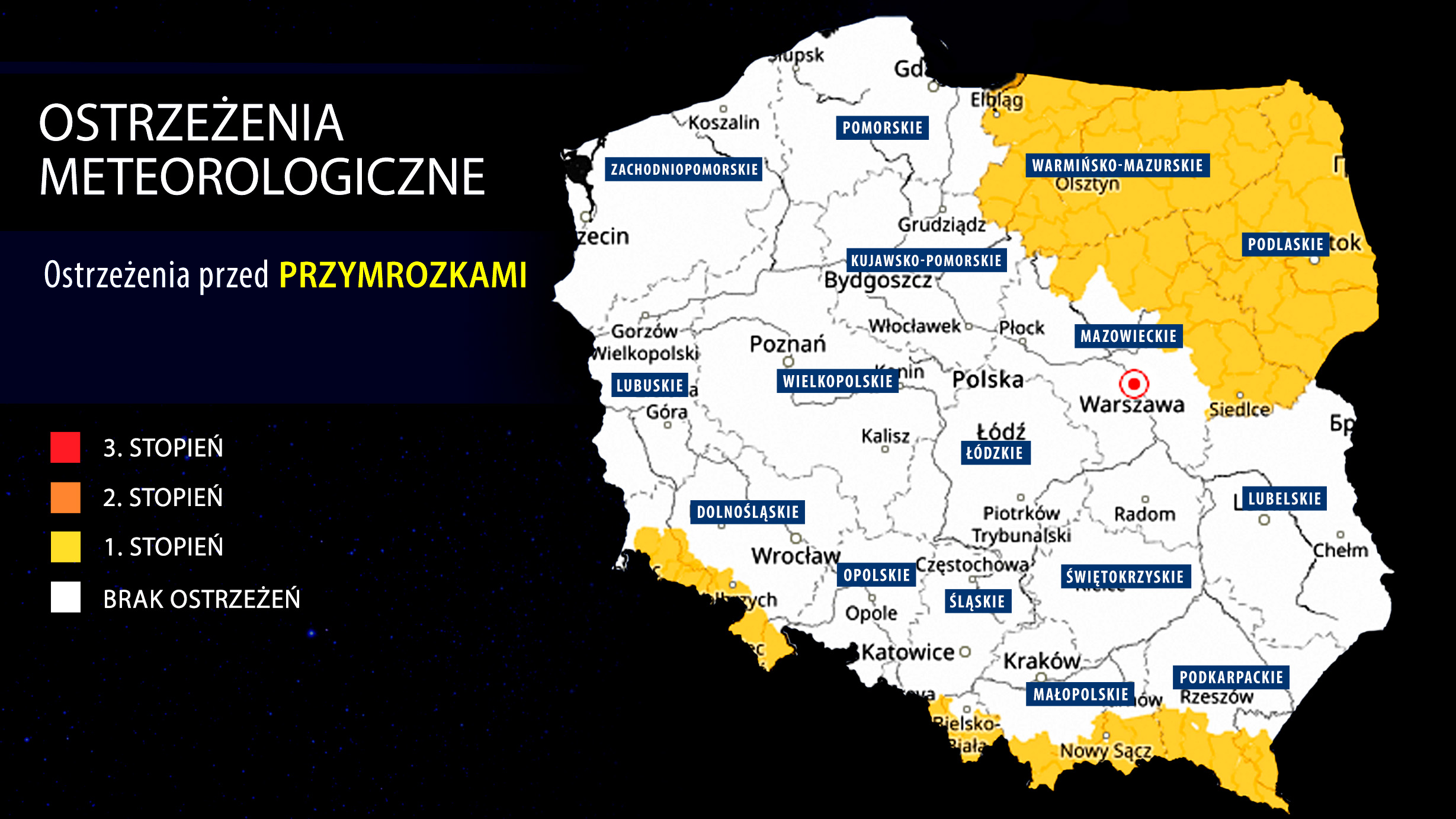 Ostrzeżenia meteorologiczne IMGW