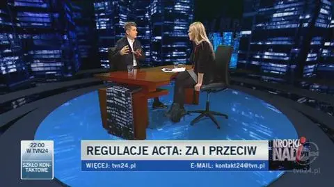Palikot namawia do ataków na prywatne strony polityków (TVN24)