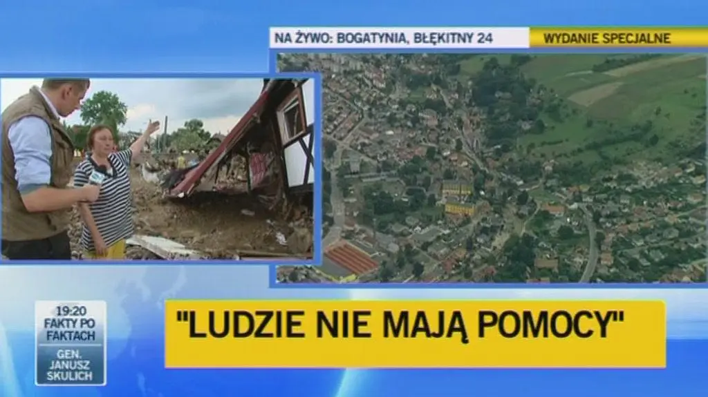 Pani Maria z Bogatyni: Myśleliśmy, że to już koniec (TVN24)