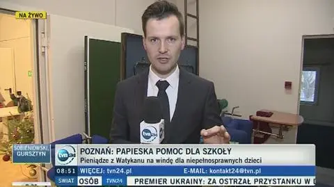 Papież Franciszek pomaga poznańskiej szkole