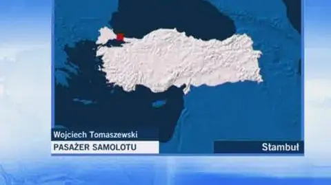 Pasażer samolotu relacjonuje przebieg wypadku (TVN24)