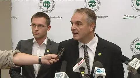 Pawlak o notowaniach PSL w sondażach (TVN24)