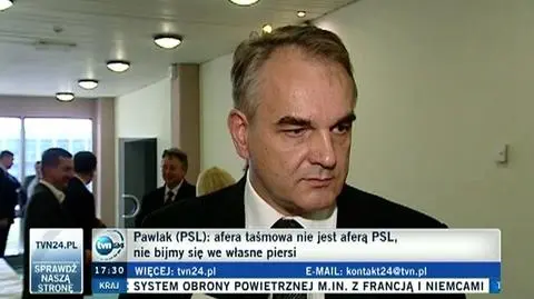 Pawlak: to nie jest afera PSL