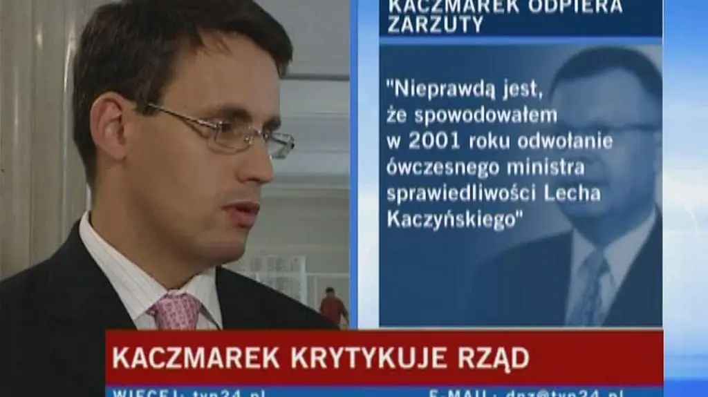 Pawłowski: Kaczmarek jest związany tajemnicą służbową