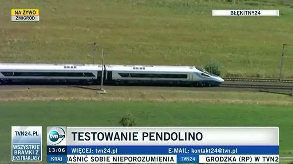 Pendolino na testach. Na razie jedzie wolniej niż potrafi