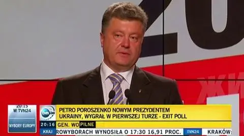 Petro Poroszenko od ponad miesiąca był liderem sondaży wyborczych 