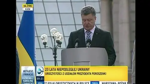 Petro Poroszenko: Wydarzenia ostatnich miesięcy stały się dla nas nie wypowiedzianą wojną
