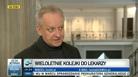 Piecha krytycznie o NFZ i resorcie zdrowia 