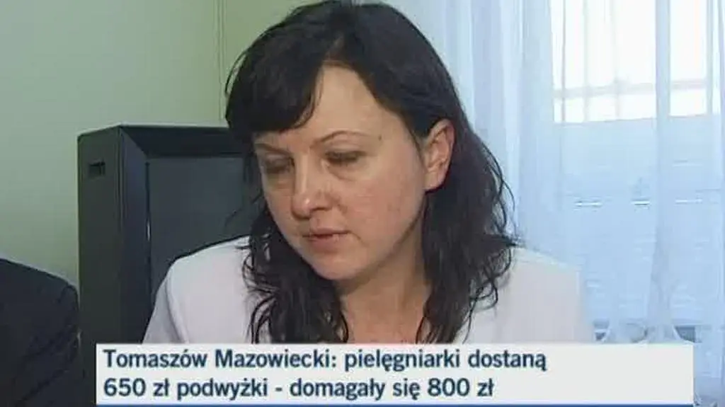 Pielęgniarka ze szpitala w Tomaszowie Mazowieckim