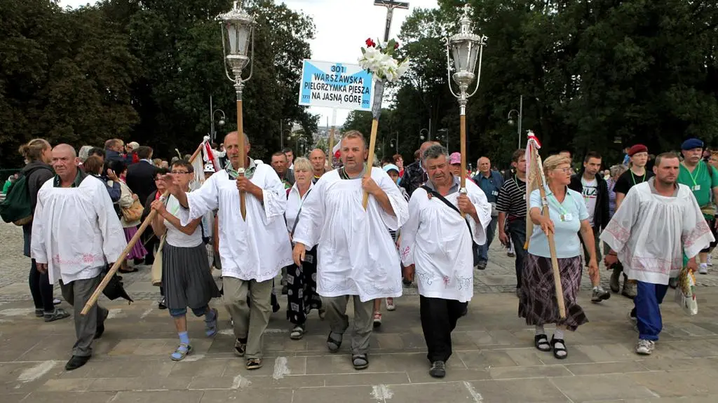 Pielgrzymi na Jasnej Górze