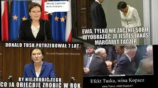 Pierwsze memy po expose nowej premier Ewy Kopacz