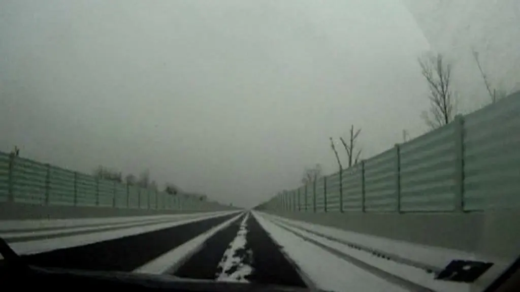 Pierwszy przejazd Wschodnią Obwodnicą Wrocławia (nagranie przyspieszone)