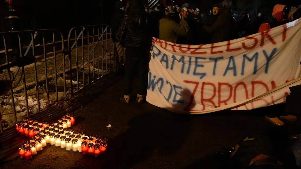 Pikieta pod domem Jaruzelskiego