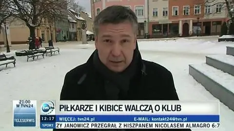 Piłkarze i kibice walczą o klub
