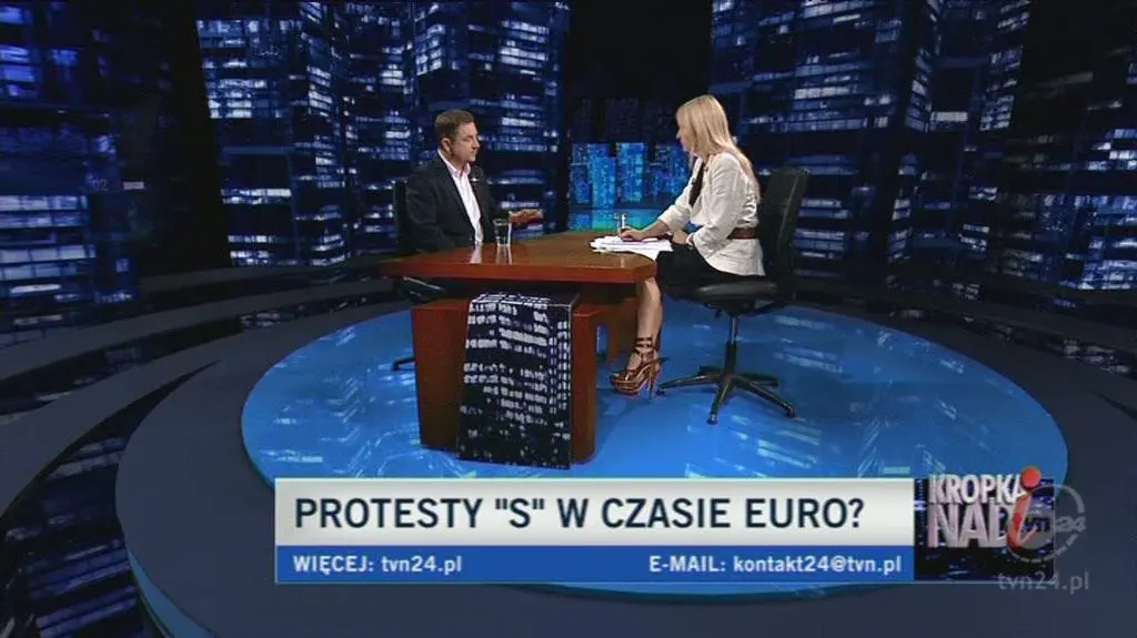 Piotr Duda o pikiecie przed Pałacem Prezydenckim (TVN24)