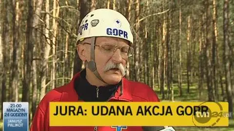 Piotr Van der Coghen o akcji ratowników (TVN24)