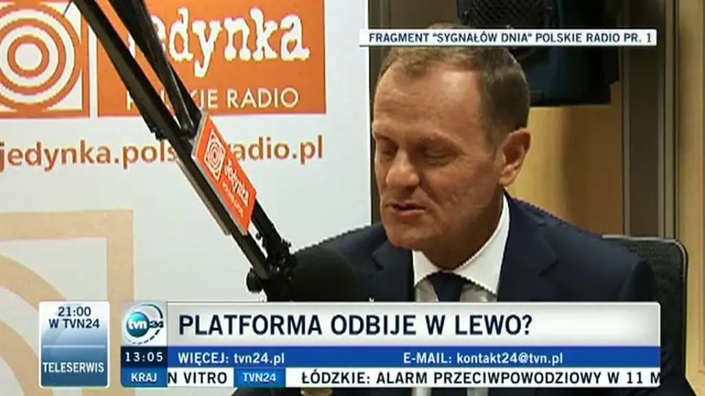 Platforma odbije w lewo?