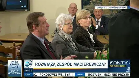 Po apelu o likwidację zespołu Macierewicza. Kopacz: W poniedziałek spotkanie