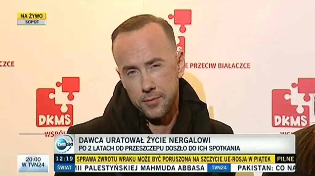 Po dwóch latach Nergal spotkał osobę, która uratowała mu życie 