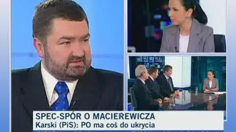 PO przeciwne obecności Antniego Macierewicza w speckomisji
