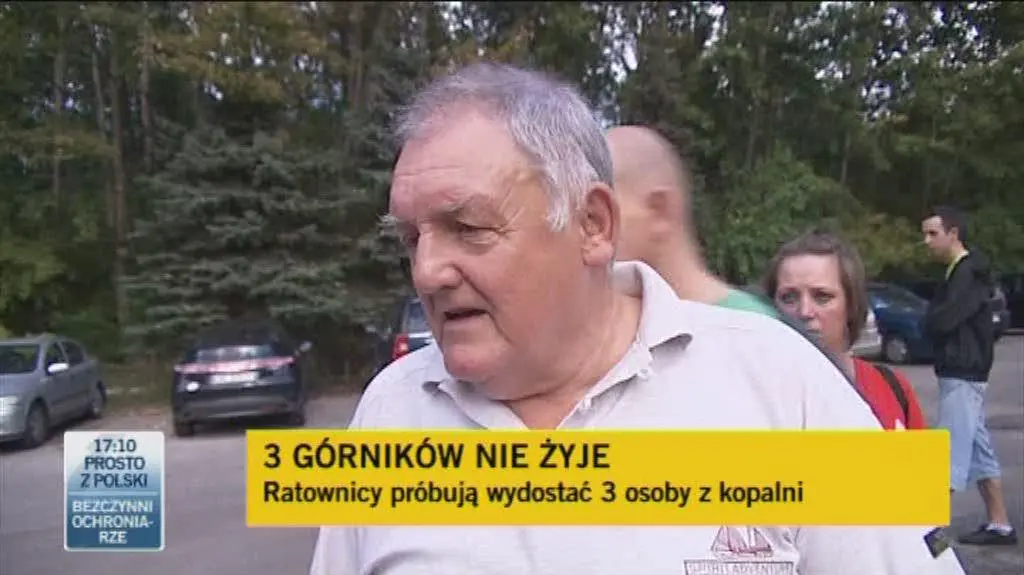 Po wypadku krewni górników przyjechali pod bramę kopalni