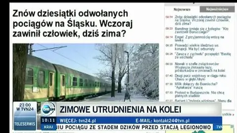 Pociągi Kolei Śląskich z dużymi opóźnieniami