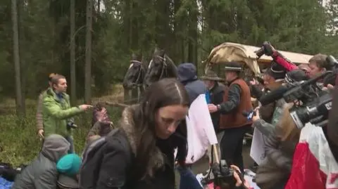 Podczas protestu ekologów na trasie do Morskiego Oka doszło do przepychanek i bójek