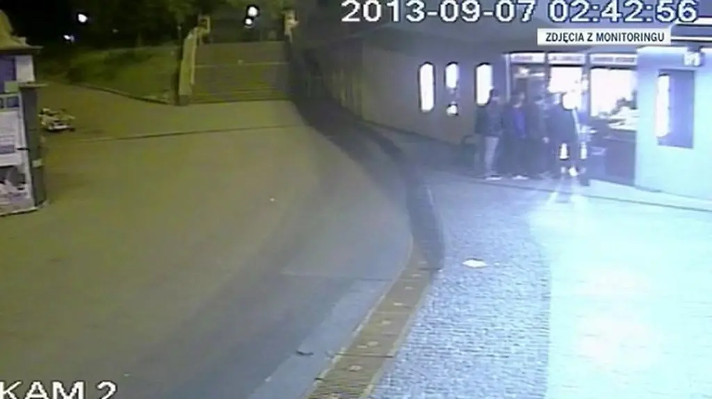 Podejrzany o zabójstwo na nagraniu z monitoringu