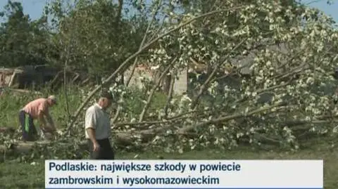 Podlasie liczy straty