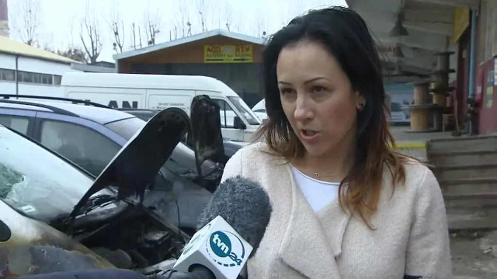 Podpalono cztery samochody firmy transportowej w Gdańsku