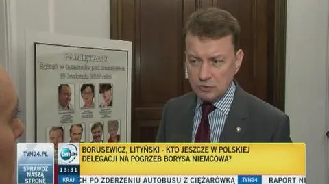 Pogrzeb Niemcowa. Do Rosji poleci Małgorzata Gosiewska