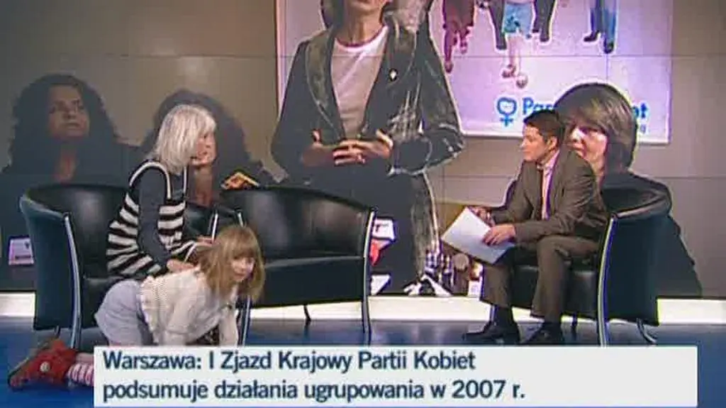 Pola Gretkowska rozrabia w studiu