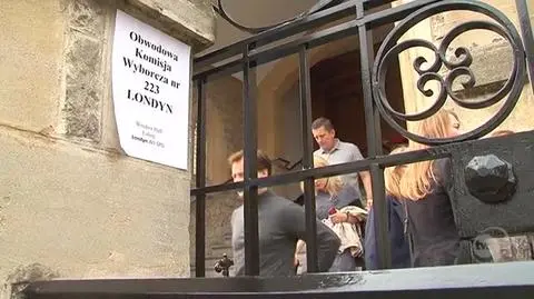 Polacy głosują w Londynie (TVN24