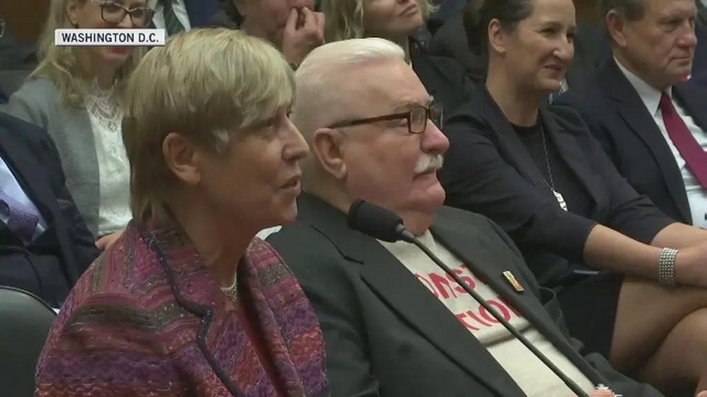 Poland's former president Lech Wałęsa spoke again in U.S. Congress