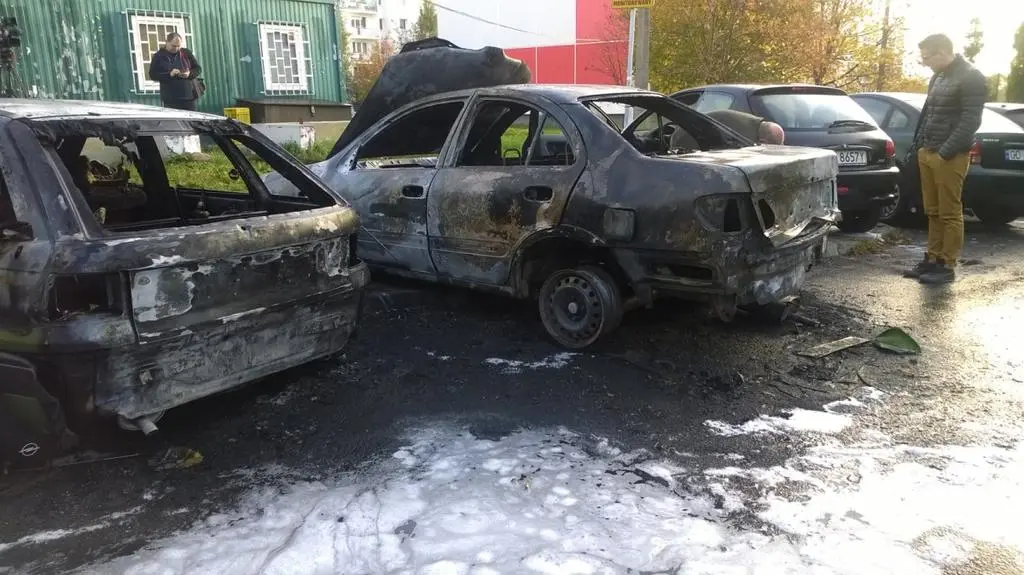 Policja bada sprawę spalonych aut w Gdańsku