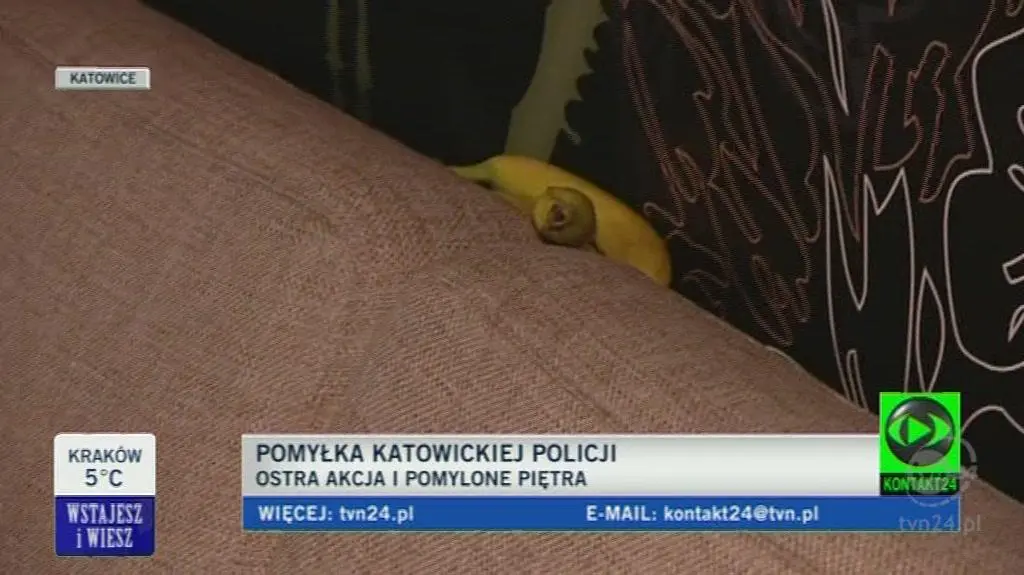 Policja dwukrotnie pomyliła mieszkania (TVN24)
