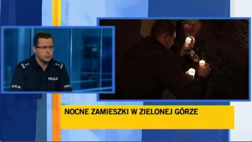 Policja mówi o nieszcześliwym wypadku (TVN24)