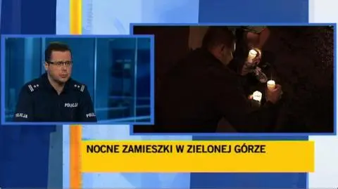 Policja mówi o nieszcześliwym wypadku (TVN24)