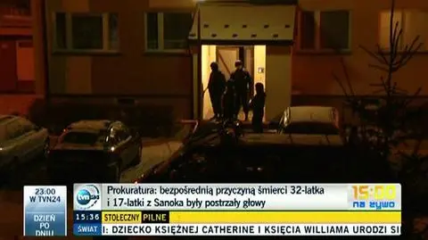 Policja: Nie było słychać strzałów, bo wybuchły granaty 