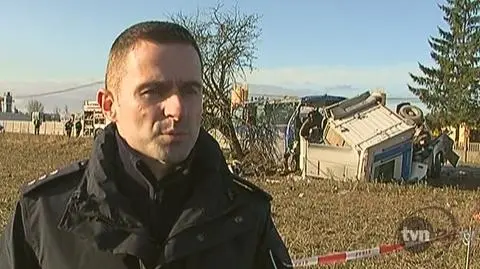 Policja o zdarzeniu (TVN24)