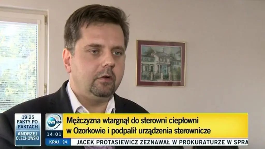 Policja poszukuje byłego pracownika ciepłowni. 