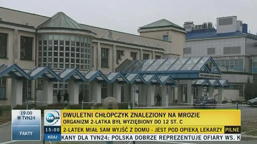 Policja potwierdza, że dziecko było bardzo wychłodzone